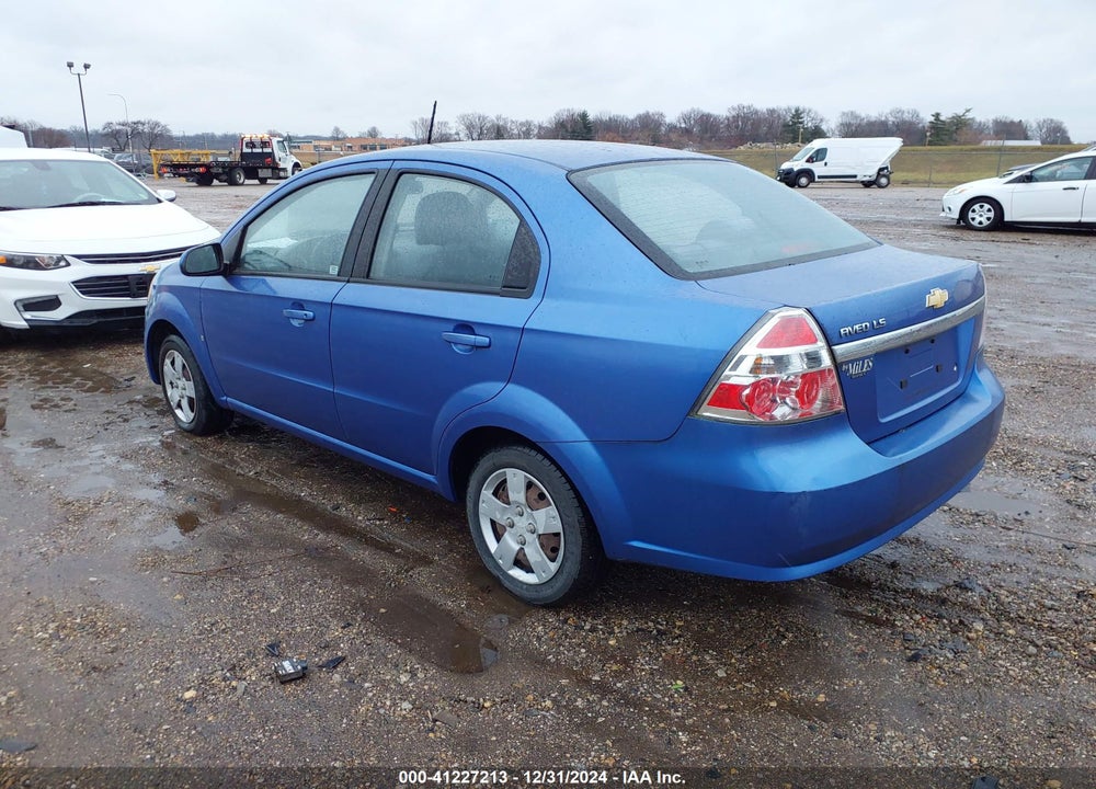 2009 CHEVROLET AVEO LS VIN: KL1TD56E99B397069