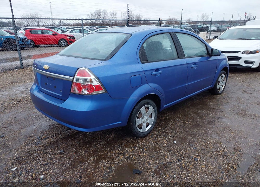 2009 CHEVROLET AVEO LS VIN: KL1TD56E99B397069