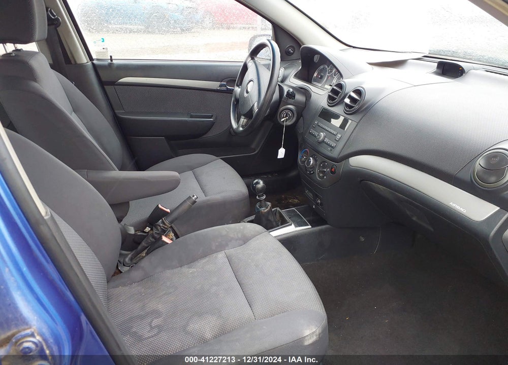 2009 CHEVROLET AVEO LS VIN: KL1TD56E99B397069