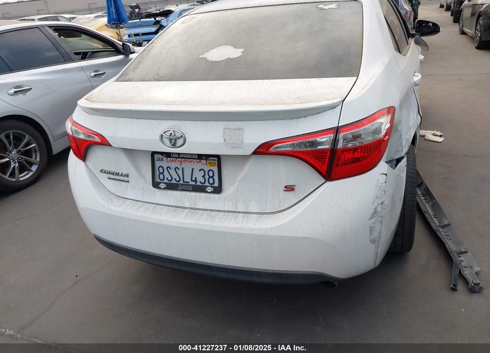 2016 TOYOTA COROLLA S W/SPECIAL EDITION PKG VIN: 2T1BURHE9GC515760