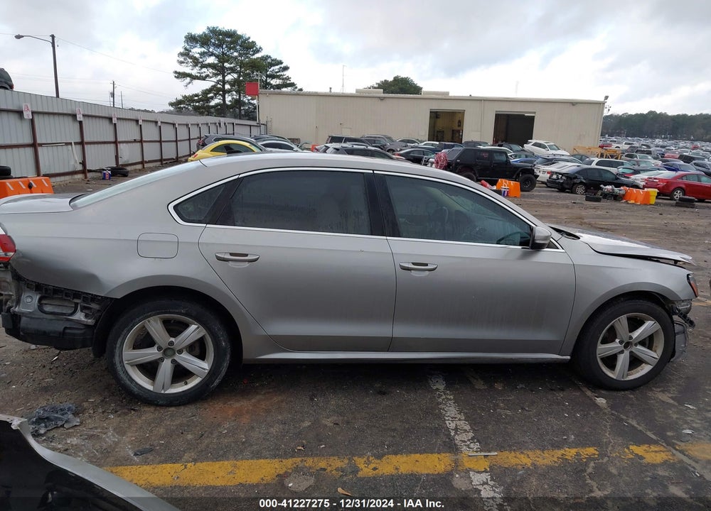 2013 VOLKSWAGEN PASSAT VIN: 1VWBN7A31DC002093
