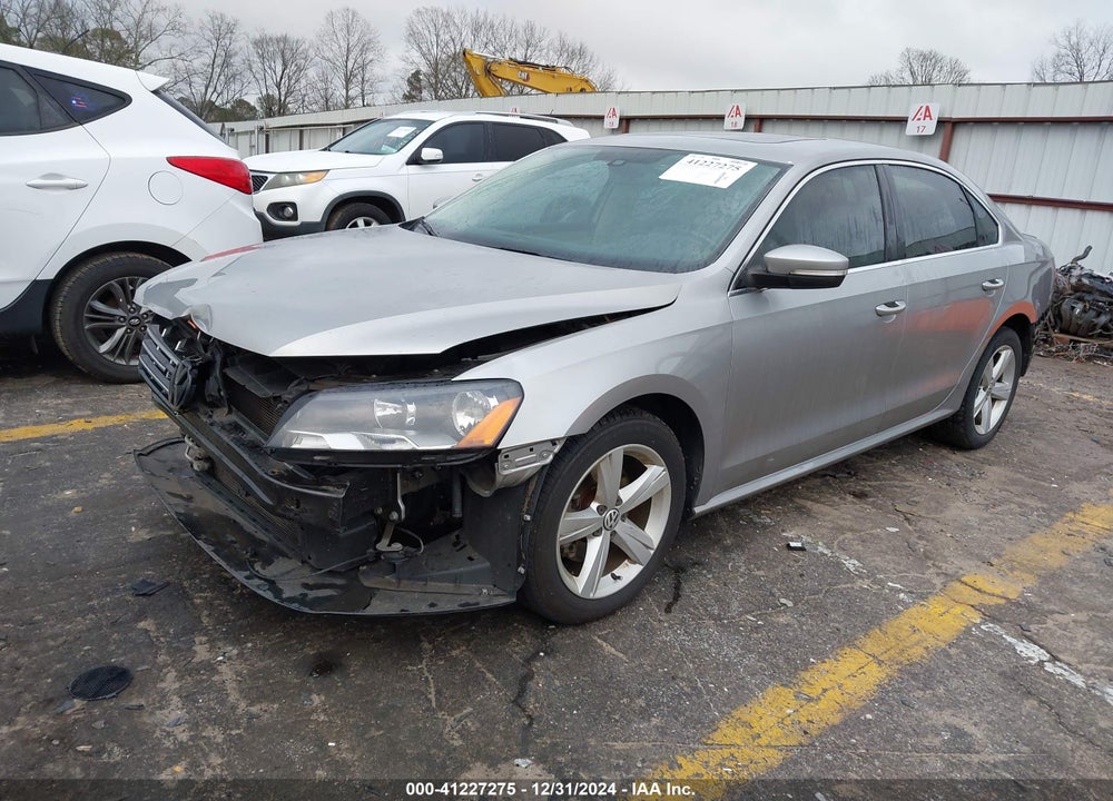 2013 VOLKSWAGEN PASSAT VIN: 1VWBN7A31DC002093