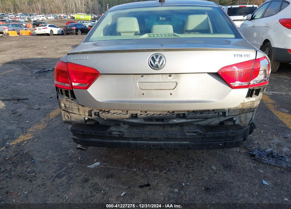 2013 VOLKSWAGEN PASSAT VIN: 1VWBN7A31DC002093