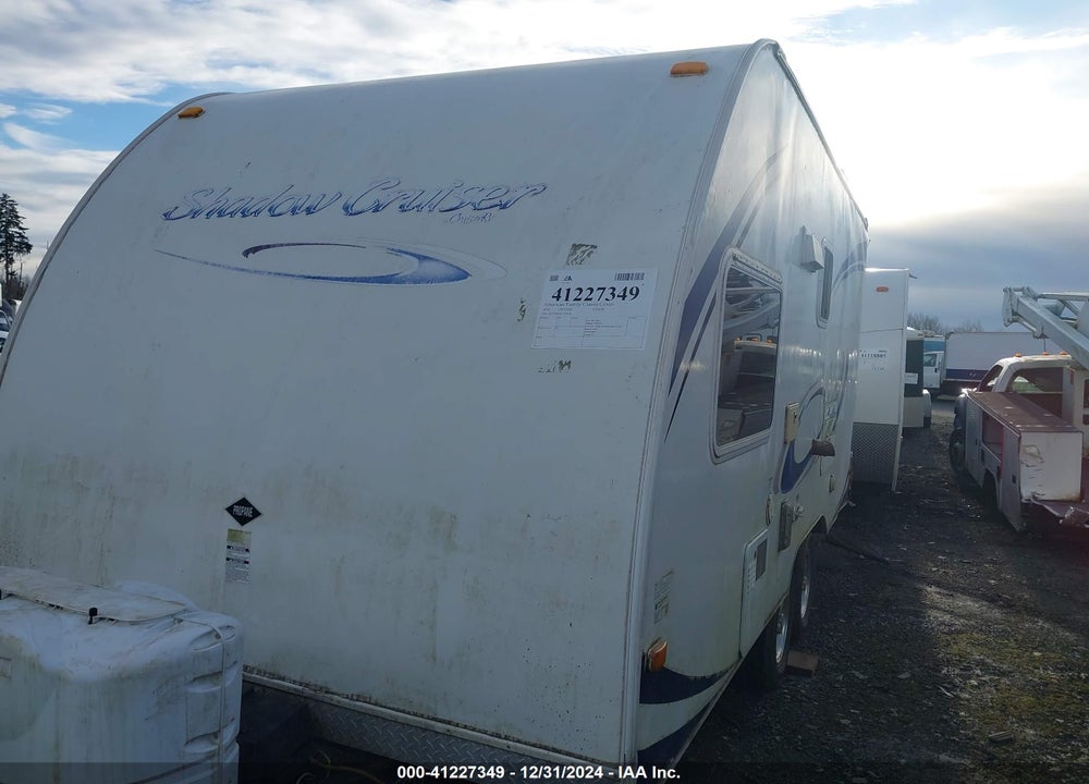 2010 CRUISER SHADOW  TRAVEL TRAILER VIN: 5RXTD1826A1018380