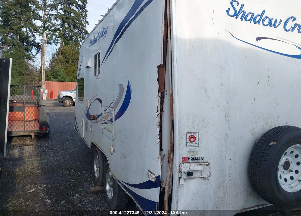 2010 CRUISER SHADOW  TRAVEL TRAILER VIN: 5RXTD1826A1018380