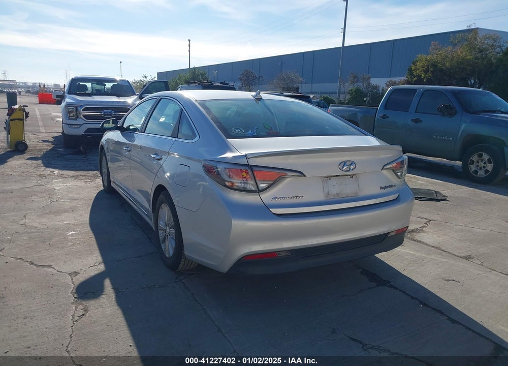 2016 HYUNDAI SONATA HYBRID SE VIN: KMHE24L12GA012677