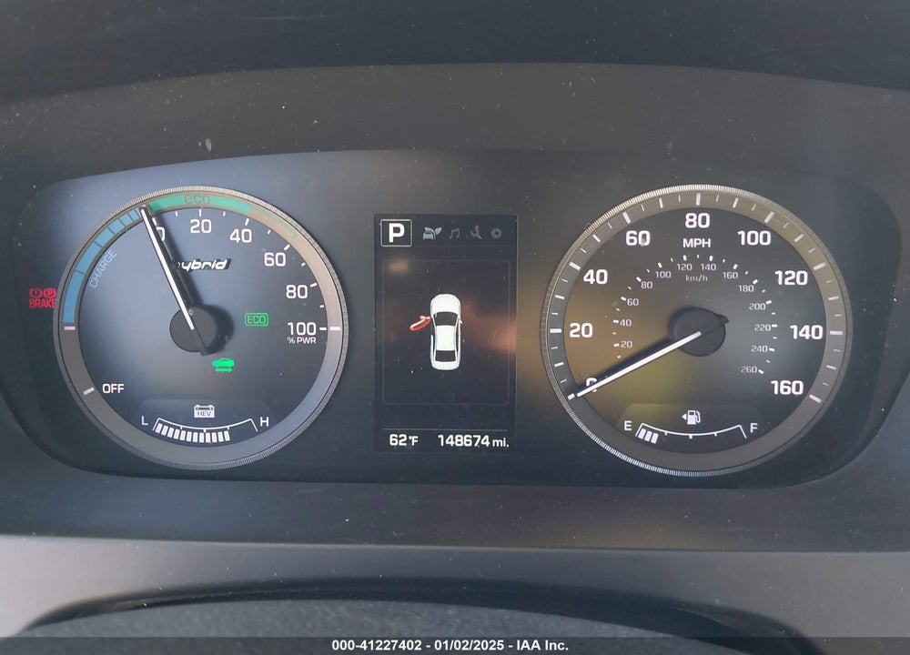 2016 HYUNDAI SONATA HYBRID SE VIN: KMHE24L12GA012677