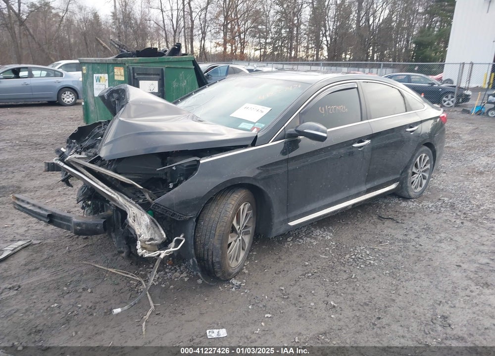 2017 HYUNDAI SONATA VIN: 5NPE34AFXHH438448