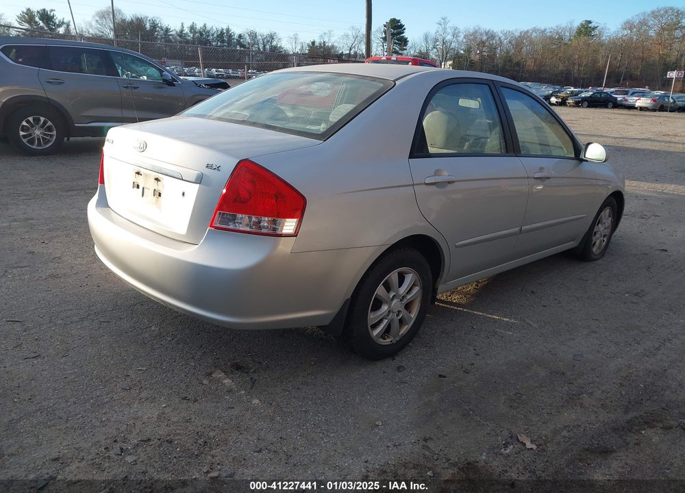 2009 KIA SPECTRA EX VIN: KNAFE222895645322