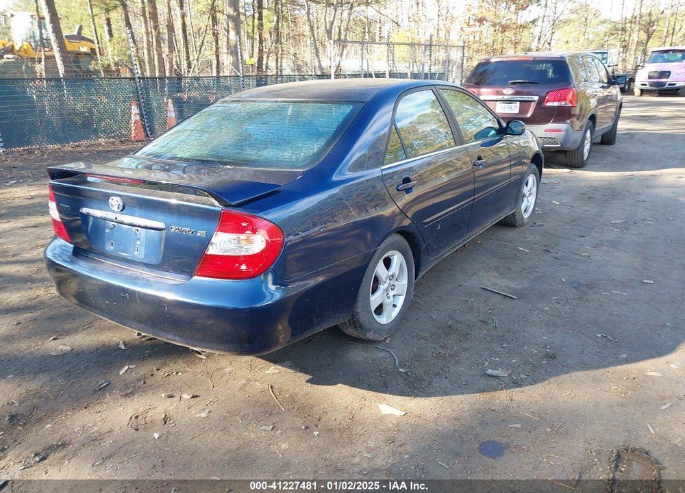 2002 TOYOTA CAMRY SE VIN: JTDBE32K620036224