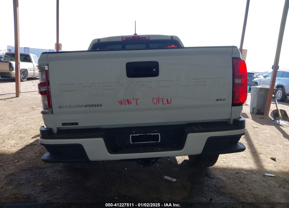2022 CHEVROLET COLORADO VIN: 1GCGTCENXN1284315