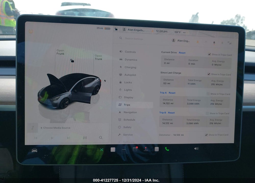 2023 TESLA MODEL 3 REAR-WHEEL DRIVE VIN: 5YJ3E1EA8PF545865