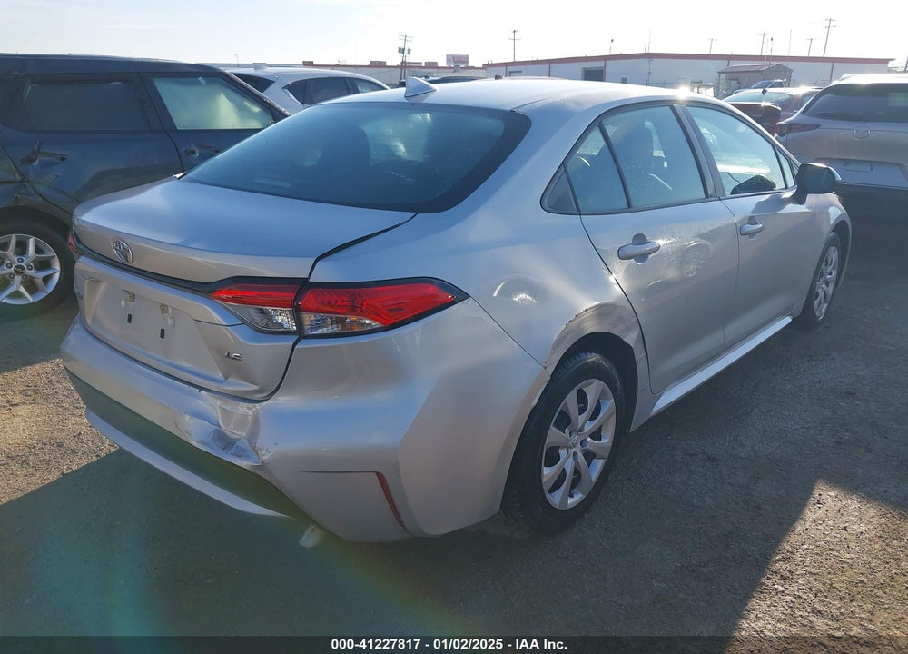 2022 TOYOTA COROLLA LE VIN: 5YFEPMAE6NP372426