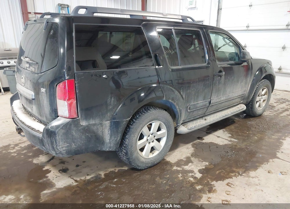 2010 NISSAN PATHFINDER SE VIN: 5N1AR1NB4AC627659