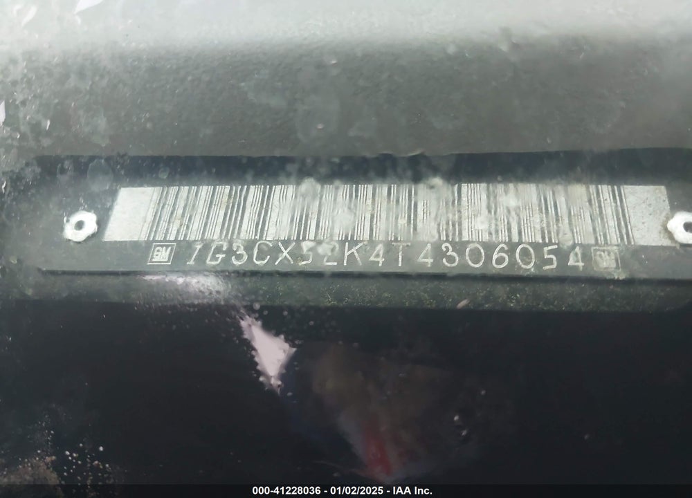 1996 OLDSMOBILE 98 REGENCY ELITE VIN: 1G3CX52K4T4306054