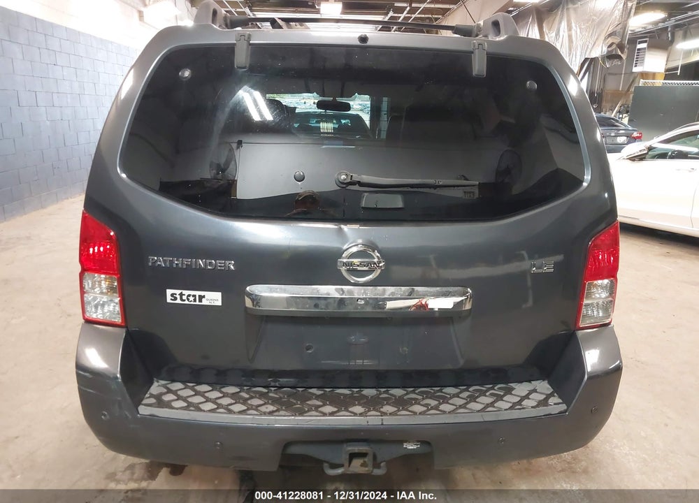 2012 NISSAN PATHFINDER LE VIN: 5N1AR1NB4CC626806