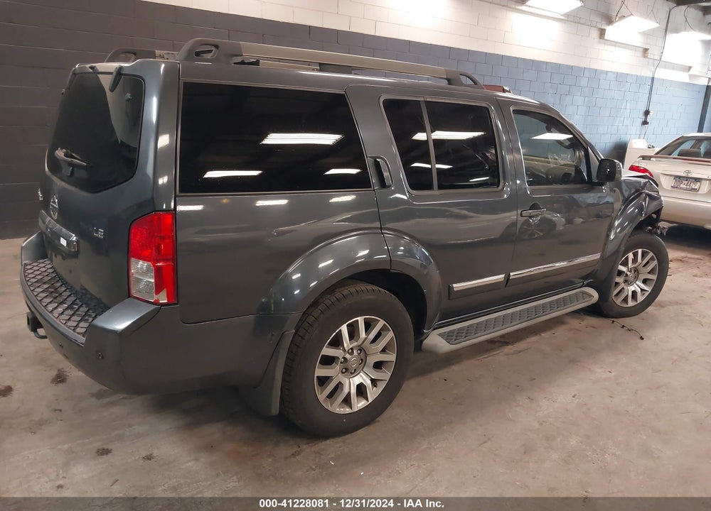 2012 NISSAN PATHFINDER LE VIN: 5N1AR1NB4CC626806
