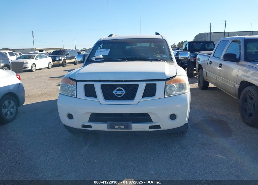 2012 NISSAN ARMADA SV VIN: 5N1BA0ND7CN621322