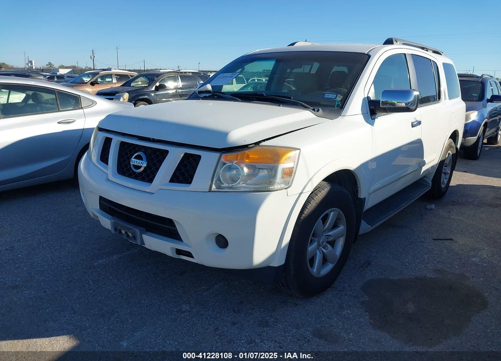 2012 NISSAN ARMADA SV VIN: 5N1BA0ND7CN621322