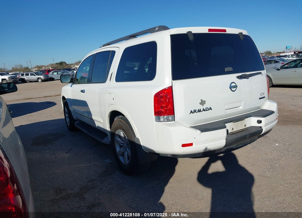 2012 NISSAN ARMADA SV VIN: 5N1BA0ND7CN621322