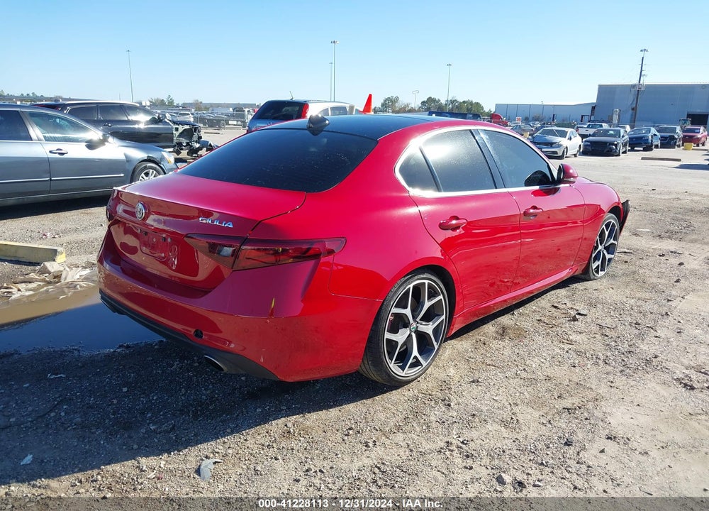 2019 ALFA ROMEO GIULIA VIN: ZARFANBN9K7618754