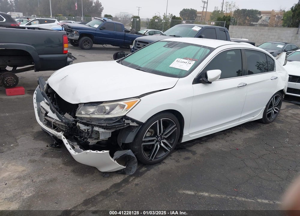 2016 HONDA ACCORD SPORT VIN: 1HGCR2F61GA226127