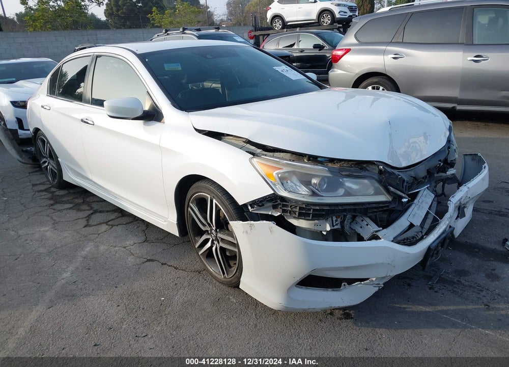 2016 HONDA ACCORD SPORT VIN: 1HGCR2F61GA226127