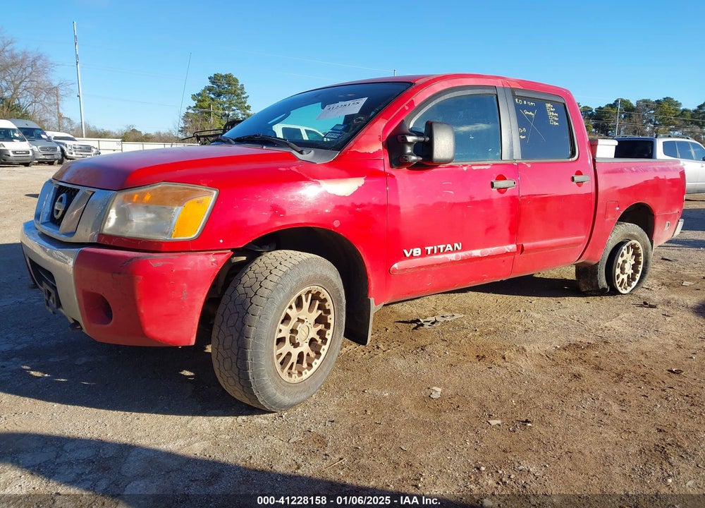 2009 NISSAN TITAN SE VIN: 1N6BA07C29N312422