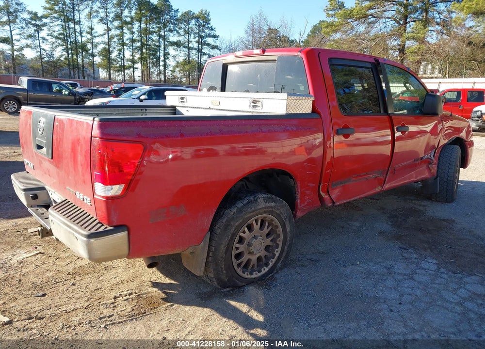 2009 NISSAN TITAN SE VIN: 1N6BA07C29N312422