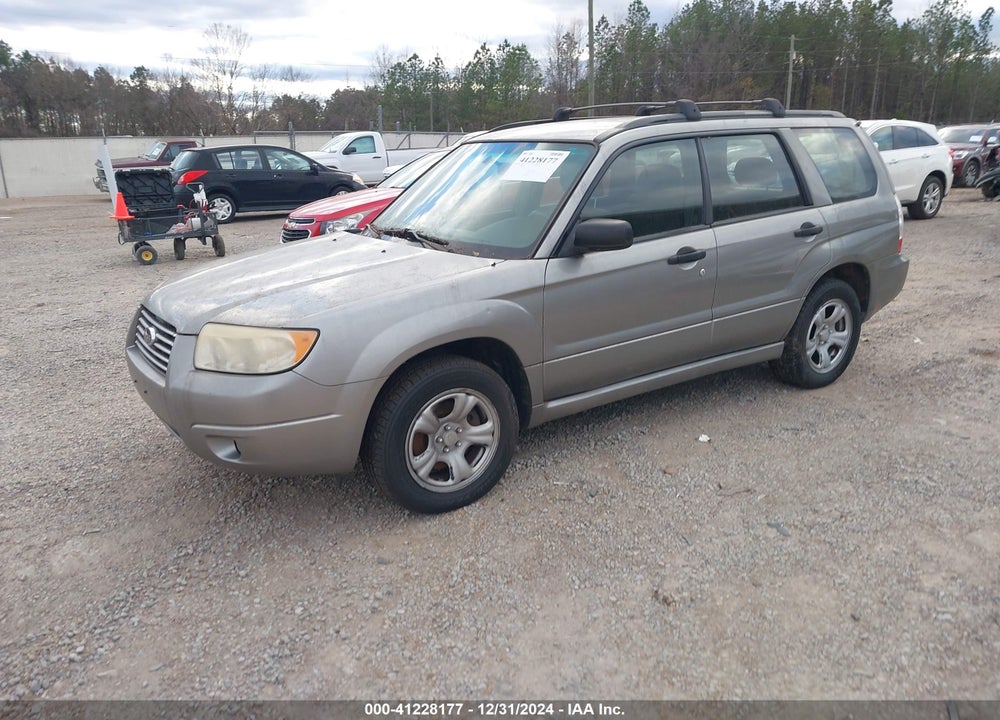 2007 SUBARU FORESTER 2.5X VIN: JF1SG63697H744544