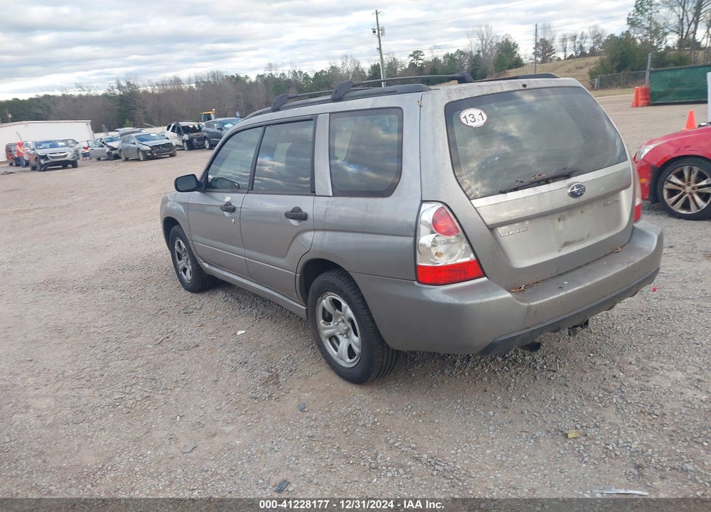 2007 SUBARU FORESTER 2.5X VIN: JF1SG63697H744544