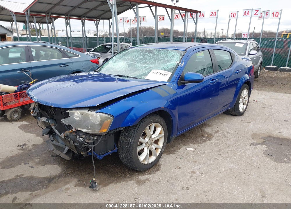 2014 DODGE AVENGER R/T VIN: 1C3CDZBG5EN223259
