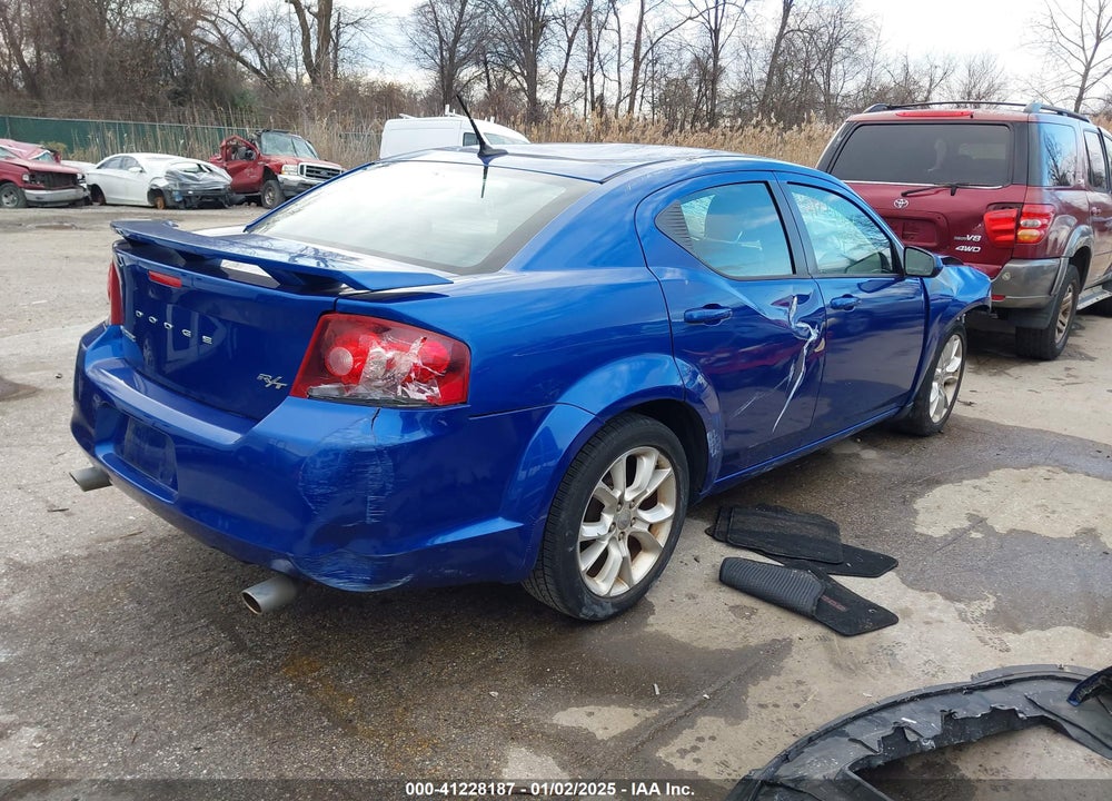 2014 DODGE AVENGER R/T VIN: 1C3CDZBG5EN223259
