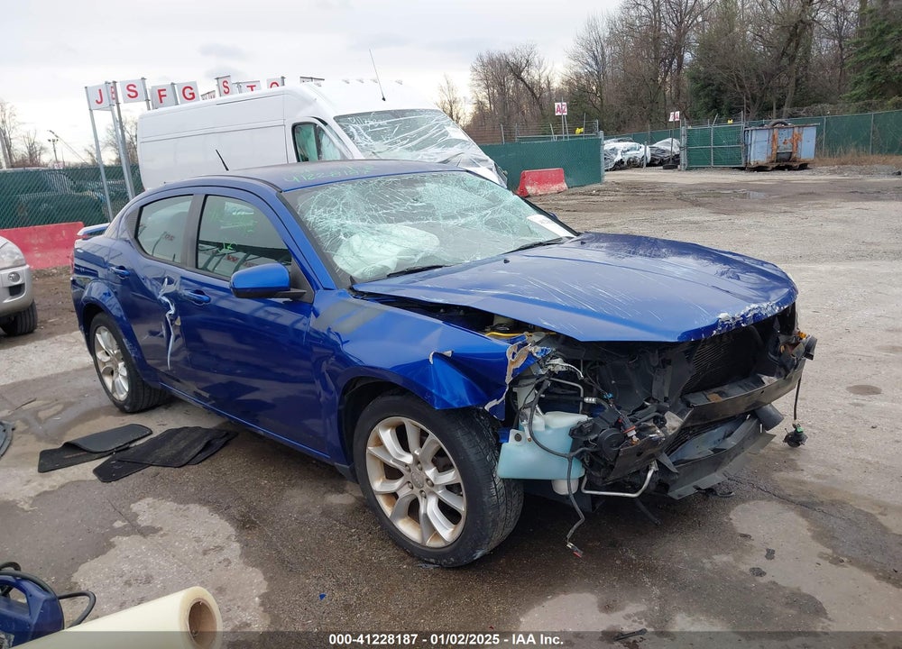 2014 DODGE AVENGER R/T VIN: 1C3CDZBG5EN223259