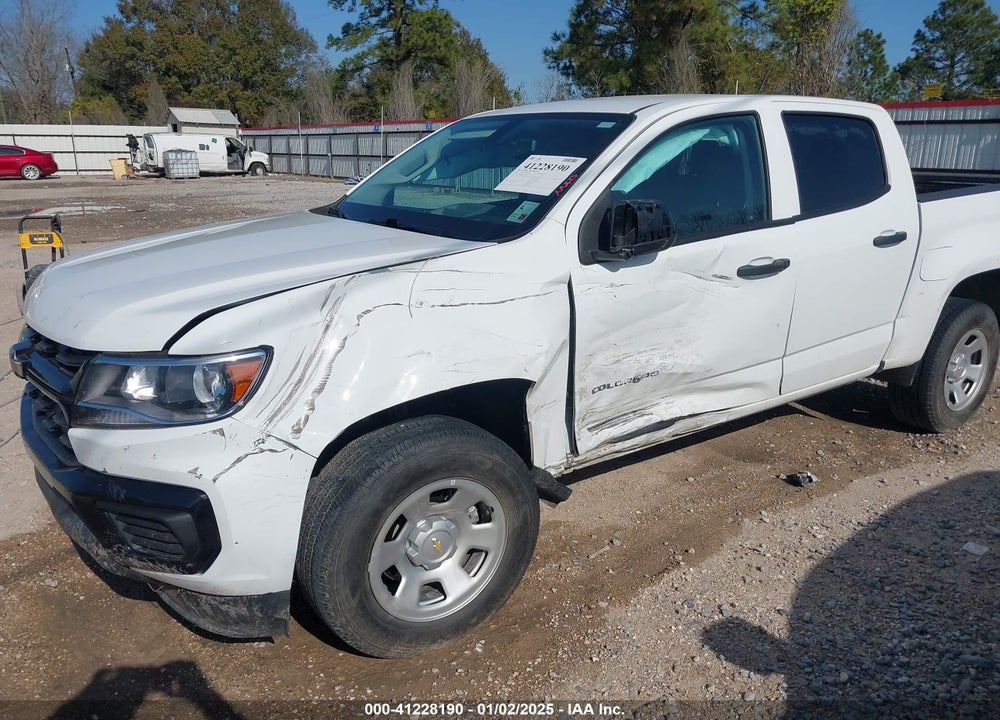 2022 CHEVROLET COLORADO 2WD SHORT BOX WT VIN: 1GCGSBEA1N1311086