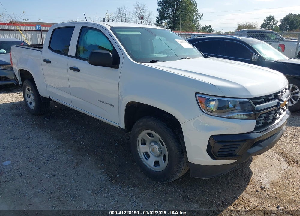 2022 CHEVROLET COLORADO 2WD SHORT BOX WT VIN: 1GCGSBEA1N1311086