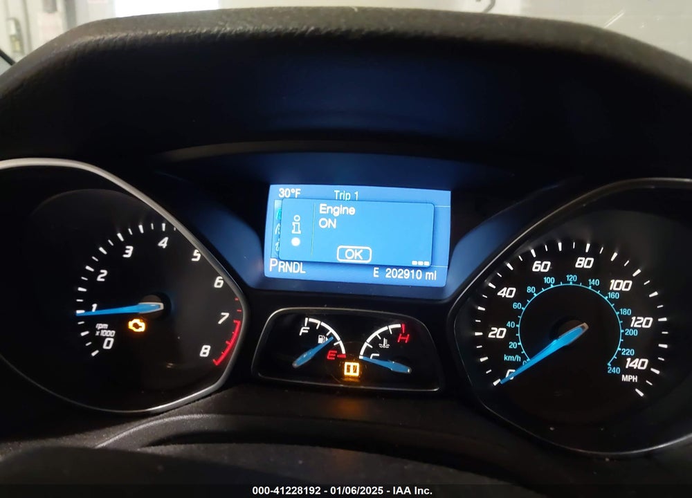 2014 FORD FOCUS VIN: 1FADP3F27EL344797