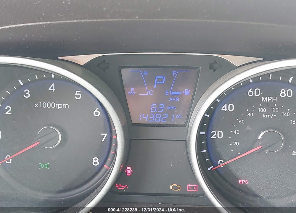 2013 HYUNDAI TUCSON GLS VIN: KM8JU3AC5DU576406