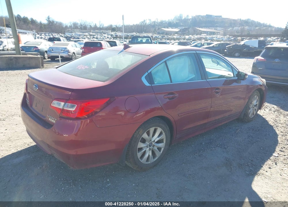 2016 SUBARU LEGACY 2.5I PREMIUM VIN: 4S3BNAH69G3043463