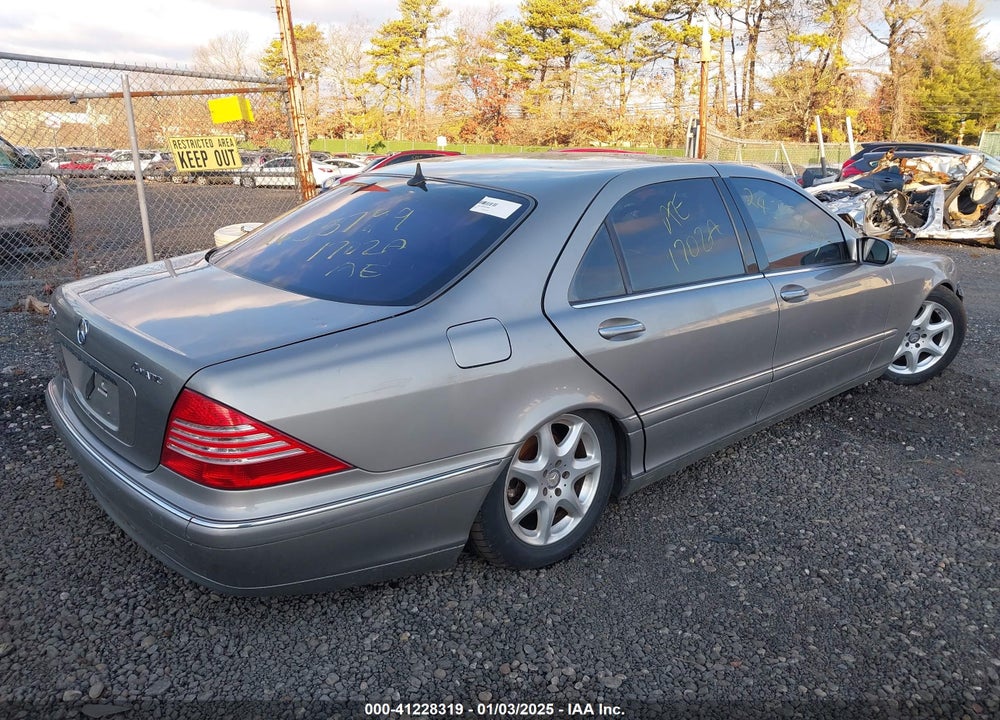 2004 MERCEDES-BENZ S 430 4MATIC VIN: WDBNG83J24A419079