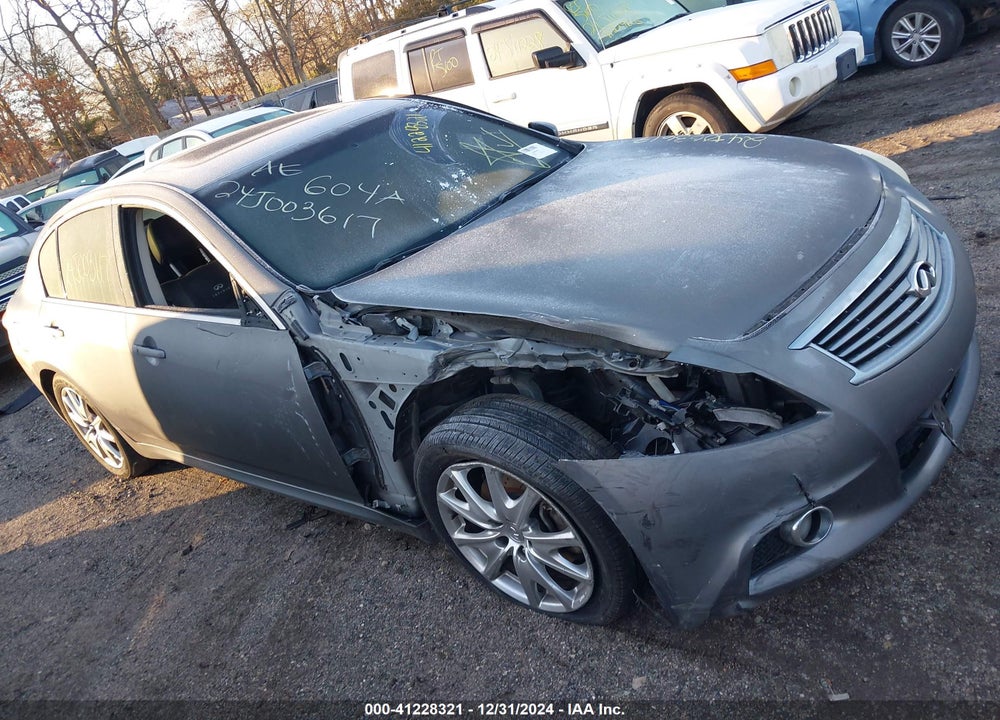 2013 INFINITI G37X VIN: JN1CV6AR0DM761904