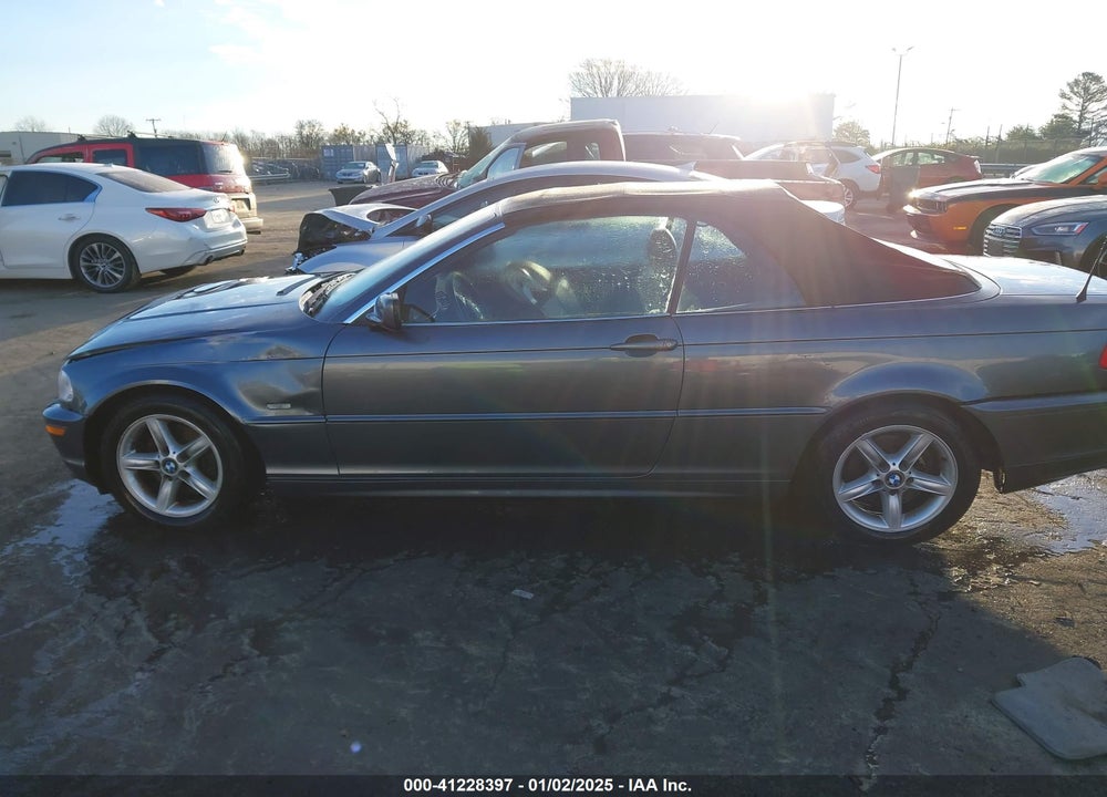 2003 BMW 325CI VIN: WBABS33423PG89828