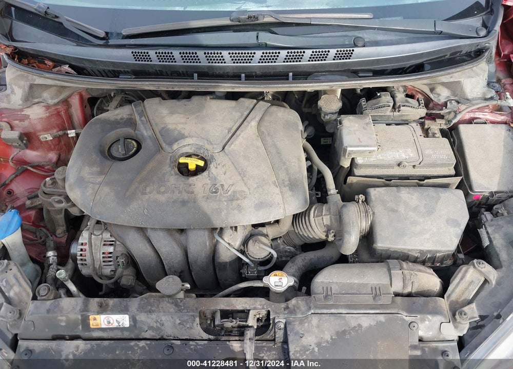 2016 HYUNDAI ELANTRA VIN: 5NPDH4AE3GH702211