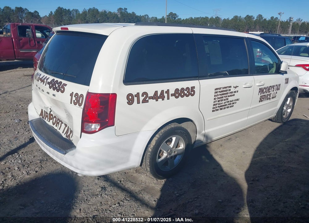 2012 DODGE GRAND CARAVAN SXT VIN: 2C4RDGCG3CR404353