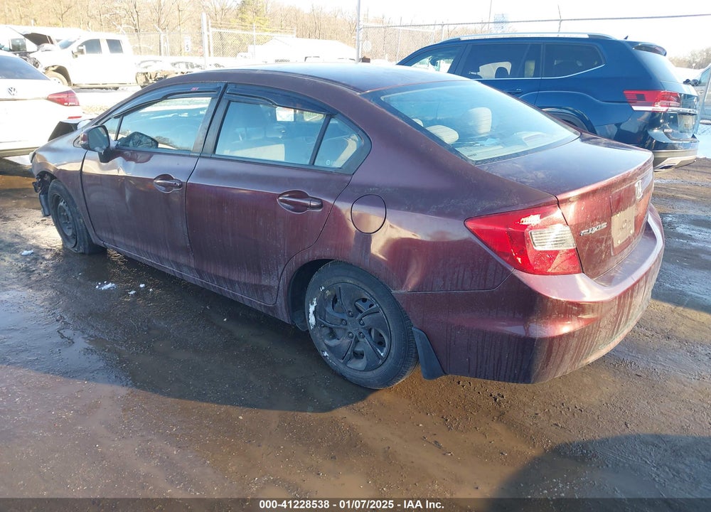 2012 HONDA CIVIC SDN LX VIN: 19XFB2F5XCE057949
