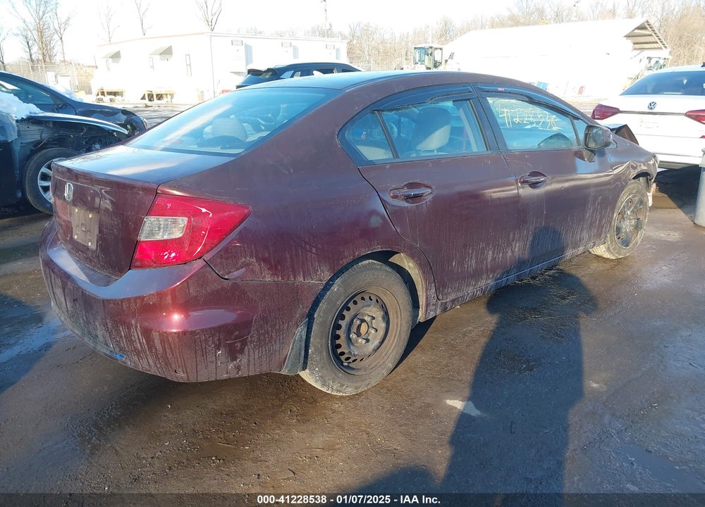 2012 HONDA CIVIC SDN LX VIN: 19XFB2F5XCE057949