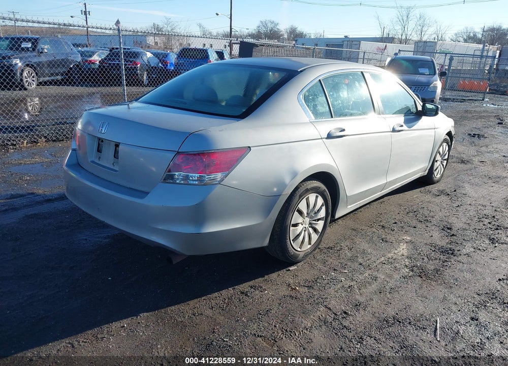 2008 HONDA ACCORD 2.4 LX VIN: 1HGCP263X8A113760