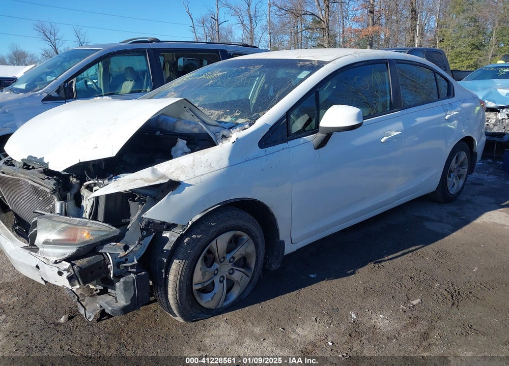 2013 HONDA CIVIC VIN: 2HGFB2F5XDH505226