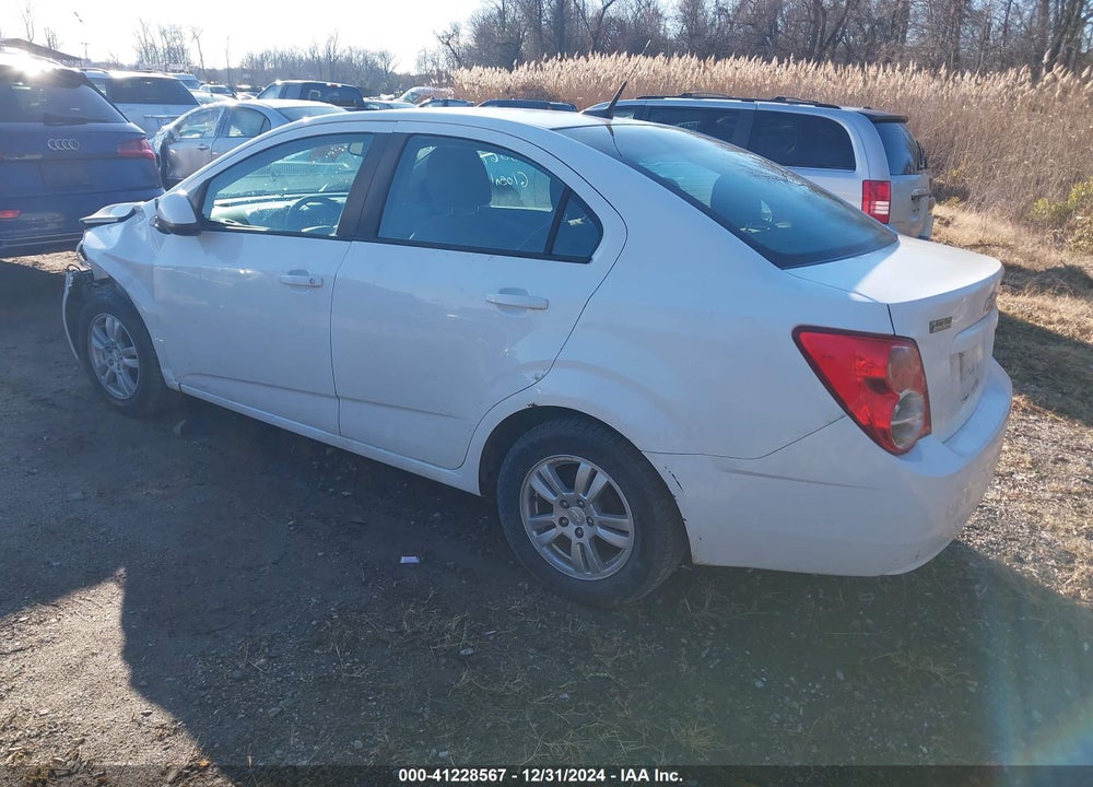 2012 CHEVROLET SONIC VIN: 1G1JA5SH4C4208955