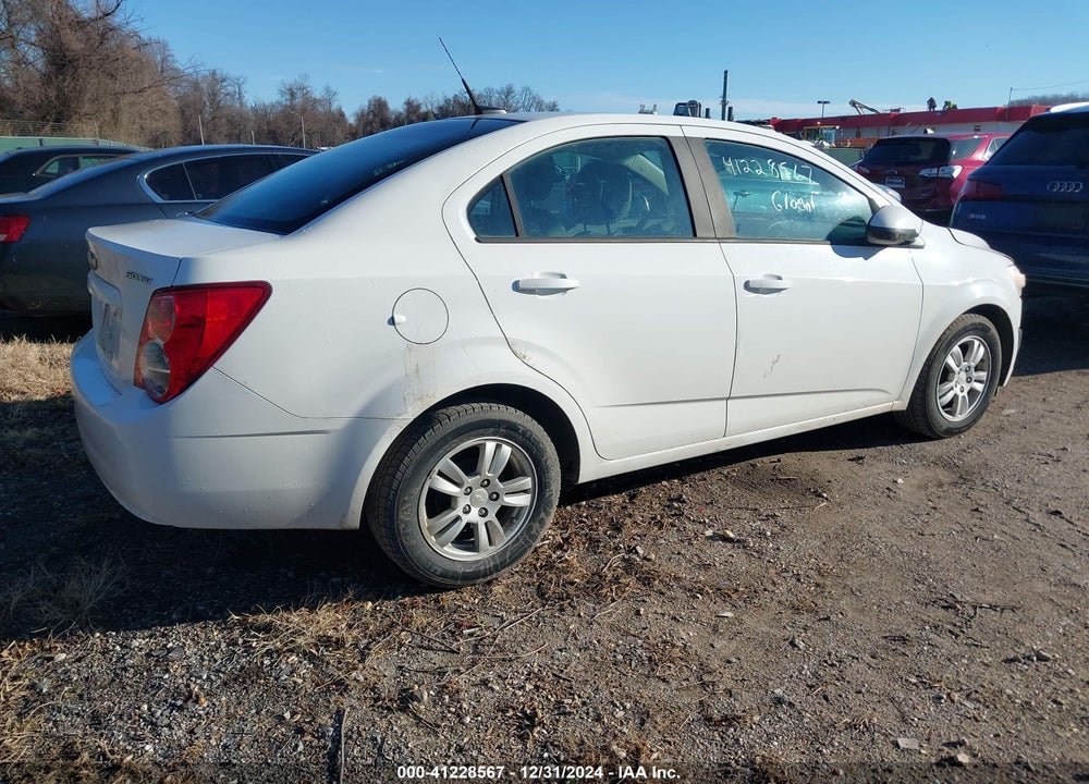2012 CHEVROLET SONIC VIN: 1G1JA5SH4C4208955